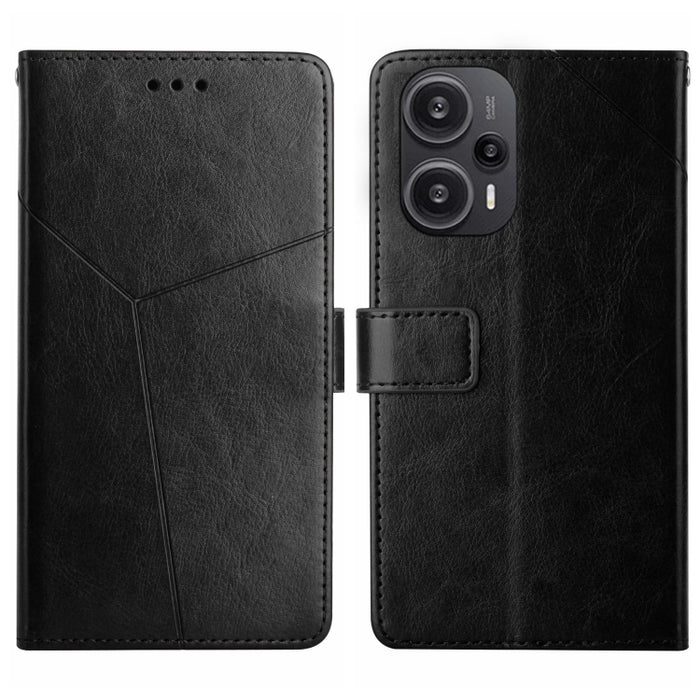 Estuche para teléfono con tapa de cuero con patrón en forma de Y, For Redmi Note 13 Pro 4G / POCO M6 Pro 4G, For Xiaomi Redmi 13 4G Global / 5G Global, For Xiaomi Redmi A3, For Xiaomi Redmi Note 13 4G, For Xiaomi Redmi 13C 5G, For Xiaomi 14 Ultra      ...