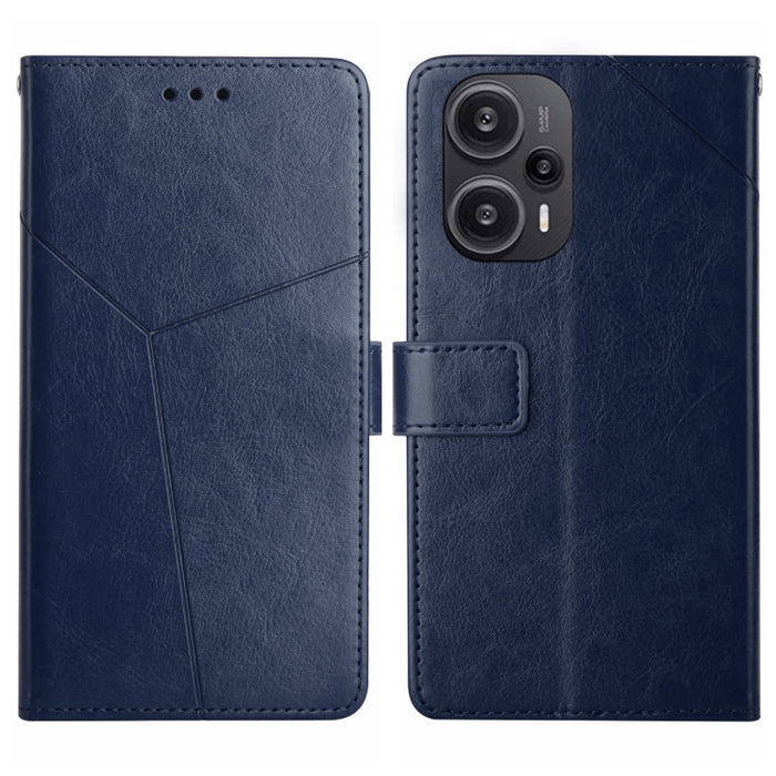 Estuche para teléfono con tapa de cuero con patrón en forma de Y, For Redmi Note 13 Pro 4G / POCO M6 Pro 4G, For Xiaomi Redmi 13 4G Global / 5G Global, For Xiaomi Redmi A3, For Xiaomi Redmi Note 13 4G, For Xiaomi Redmi 13C 5G, For Xiaomi 14 Ultra      ...
