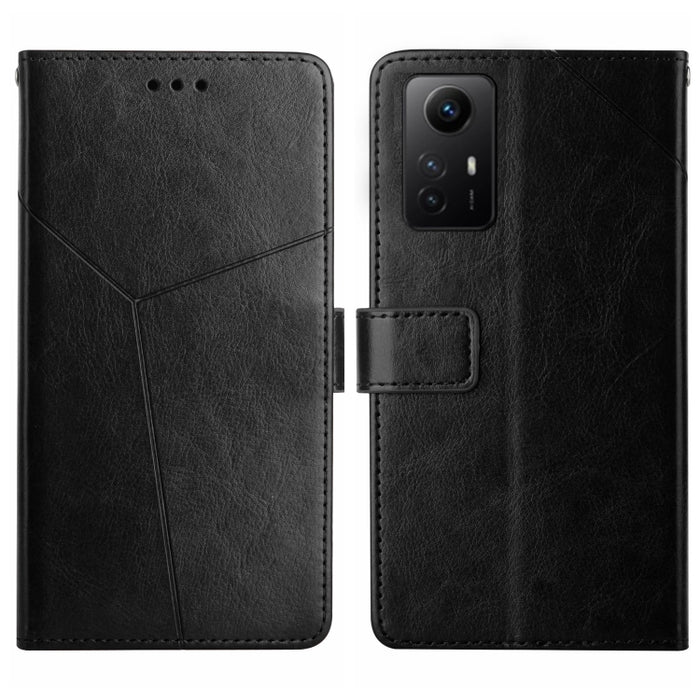 Estuche para teléfono con tapa de cuero con patrón en forma de Y, For Redmi Note 13 Pro 4G / POCO M6 Pro 4G, For Xiaomi Redmi 13 4G Global / 5G Global, For Xiaomi Redmi A3, For Xiaomi Redmi Note 13 4G, For Xiaomi Redmi 13C 5G, For Xiaomi 14 Ultra      ...