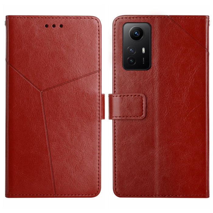 Estuche para teléfono con tapa de cuero con patrón en forma de Y, For Redmi Note 13 Pro 4G / POCO M6 Pro 4G, For Xiaomi Redmi 13 4G Global / 5G Global, For Xiaomi Redmi A3, For Xiaomi Redmi Note 13 4G, For Xiaomi Redmi 13C 5G, For Xiaomi 14 Ultra      ...