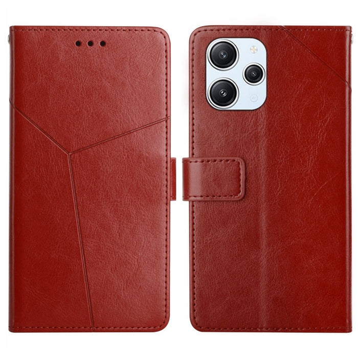 Estuche para teléfono con tapa de cuero con patrón en forma de Y, For Redmi Note 13 Pro 4G / POCO M6 Pro 4G, For Xiaomi Redmi 13 4G Global / 5G Global, For Xiaomi Redmi A3, For Xiaomi Redmi Note 13 4G, For Xiaomi Redmi 13C 5G, For Xiaomi 14 Ultra      ...