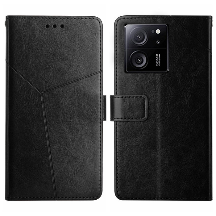 Estuche para teléfono con tapa de cuero con patrón en forma de Y, For Redmi Note 13 Pro 4G / POCO M6 Pro 4G, For Xiaomi Redmi 13 4G Global / 5G Global, For Xiaomi Redmi A3, For Xiaomi Redmi Note 13 4G, For Xiaomi Redmi 13C 5G, For Xiaomi 14 Ultra      ...