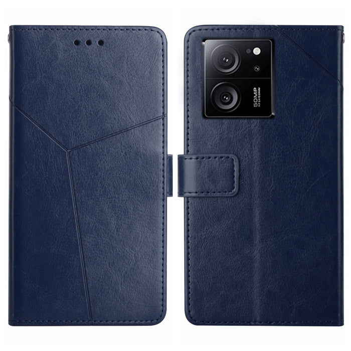 Estuche para teléfono con tapa de cuero con patrón en forma de Y, For Redmi Note 13 Pro 4G / POCO M6 Pro 4G, For Xiaomi Redmi 13 4G Global / 5G Global, For Xiaomi Redmi A3, For Xiaomi Redmi Note 13 4G, For Xiaomi Redmi 13C 5G, For Xiaomi 14 Ultra      ...