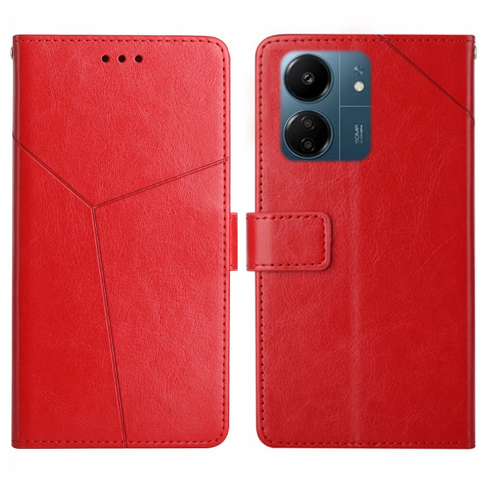 Estuche para teléfono con tapa de cuero con patrón en forma de Y, For Redmi Note 13 Pro 4G / POCO M6 Pro 4G, For Xiaomi Redmi 13 4G Global / 5G Global, For Xiaomi Redmi A3, For Xiaomi Redmi Note 13 4G, For Xiaomi Redmi 13C 5G, For Xiaomi 14 Ultra      ...