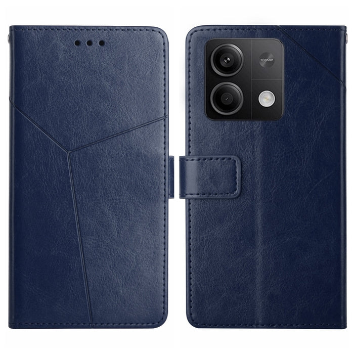 Estuche para teléfono con tapa de cuero con patrón en forma de Y, For Redmi Note 13 Pro 4G / POCO M6 Pro 4G, For Xiaomi Redmi 13 4G Global / 5G Global, For Xiaomi Redmi A3, For Xiaomi Redmi Note 13 4G, For Xiaomi Redmi 13C 5G, For Xiaomi 14 Ultra      ...