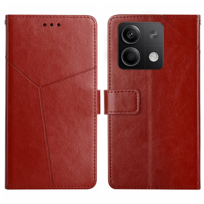 Estuche para teléfono con tapa de cuero con patrón en forma de Y, For Redmi Note 13 Pro 4G / POCO M6 Pro 4G, For Xiaomi Redmi 13 4G Global / 5G Global, For Xiaomi Redmi A3, For Xiaomi Redmi Note 13 4G, For Xiaomi Redmi 13C 5G, For Xiaomi 14 Ultra      ...