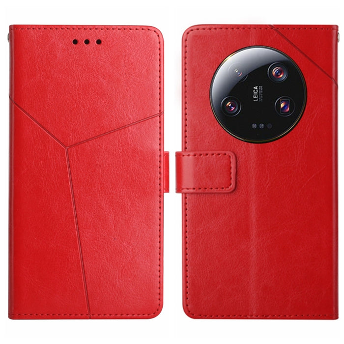 Estuche para teléfono con tapa de cuero con patrón en forma de Y, For Redmi Note 13 Pro 4G / POCO M6 Pro 4G, For Xiaomi Redmi 13 4G Global / 5G Global, For Xiaomi Redmi A3, For Xiaomi Redmi Note 13 4G, For Xiaomi Redmi 13C 5G, For Xiaomi 14 Ultra      ...