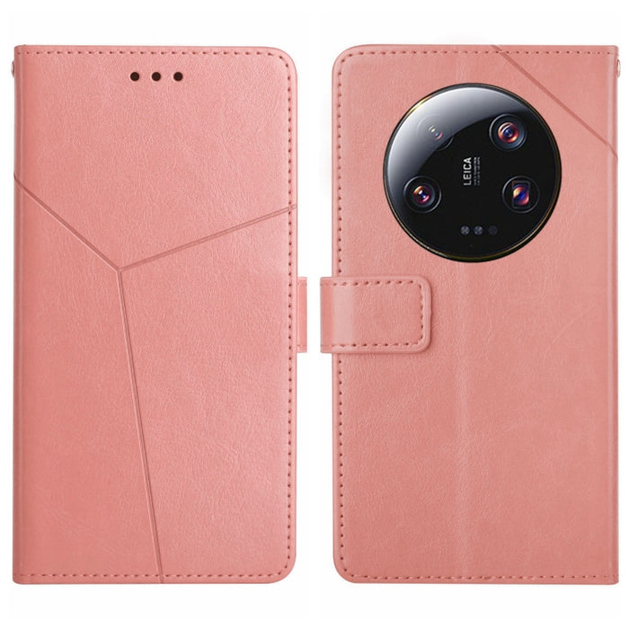 Estuche para teléfono con tapa de cuero con patrón en forma de Y, For Redmi Note 13 Pro 4G / POCO M6 Pro 4G, For Xiaomi Redmi 13 4G Global / 5G Global, For Xiaomi Redmi A3, For Xiaomi Redmi Note 13 4G, For Xiaomi Redmi 13C 5G, For Xiaomi 14 Ultra      ...