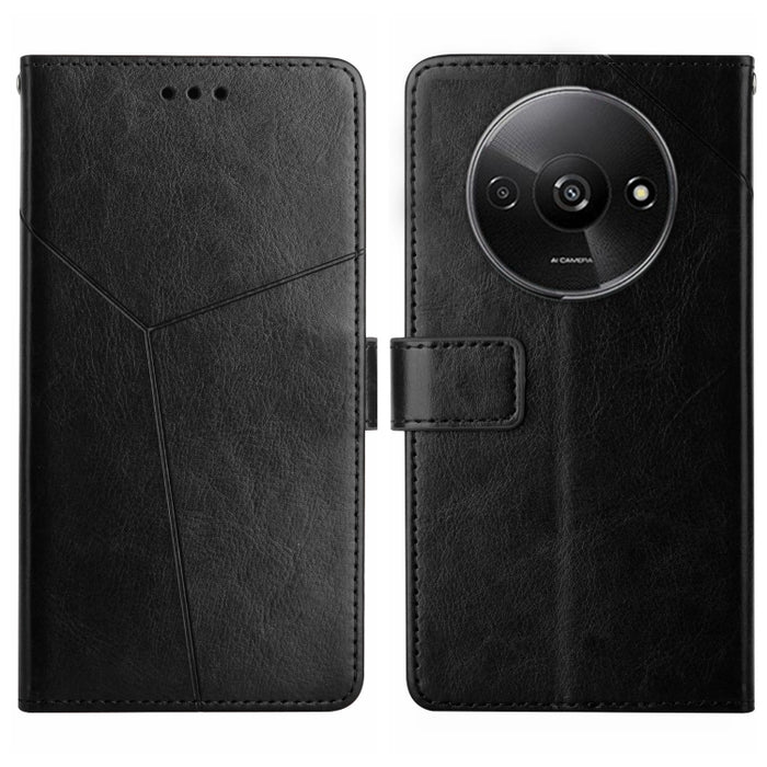 Estuche para teléfono con tapa de cuero con patrón en forma de Y, For Redmi Note 13 Pro 4G / POCO M6 Pro 4G, For Xiaomi Redmi 13 4G Global / 5G Global, For Xiaomi Redmi A3, For Xiaomi Redmi Note 13 4G, For Xiaomi Redmi 13C 5G, For Xiaomi 14 Ultra      ...