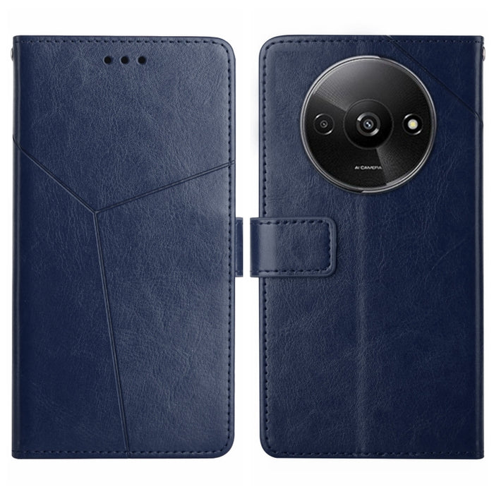 Estuche para teléfono con tapa de cuero con patrón en forma de Y, For Redmi Note 13 Pro 4G / POCO M6 Pro 4G, For Xiaomi Redmi 13 4G Global / 5G Global, For Xiaomi Redmi A3, For Xiaomi Redmi Note 13 4G, For Xiaomi Redmi 13C 5G, For Xiaomi 14 Ultra      ...
