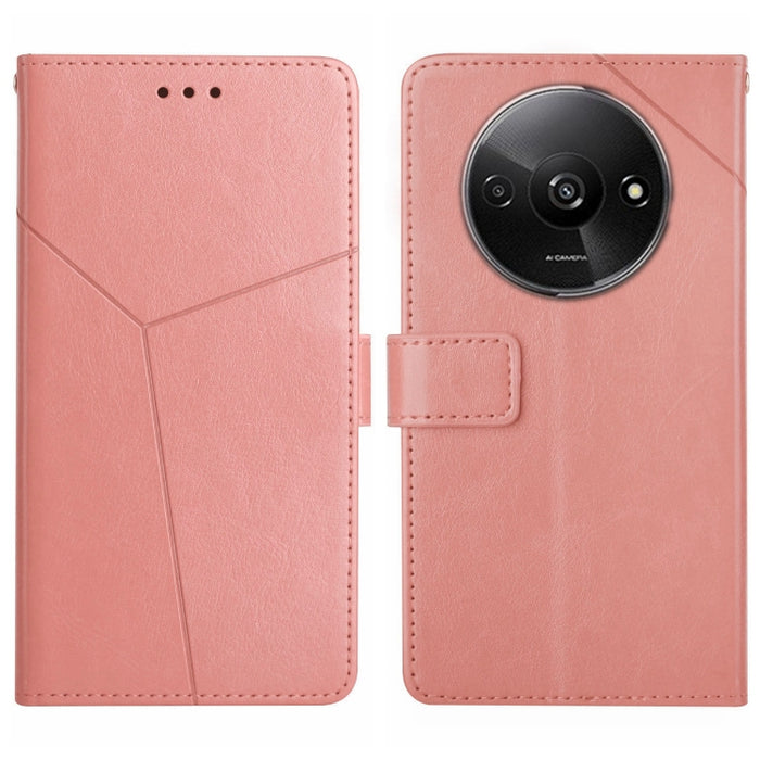 Estuche para teléfono con tapa de cuero con patrón en forma de Y, For Redmi Note 13 Pro 4G / POCO M6 Pro 4G, For Xiaomi Redmi 13 4G Global / 5G Global, For Xiaomi Redmi A3, For Xiaomi Redmi Note 13 4G, For Xiaomi Redmi 13C 5G, For Xiaomi 14 Ultra      ...
