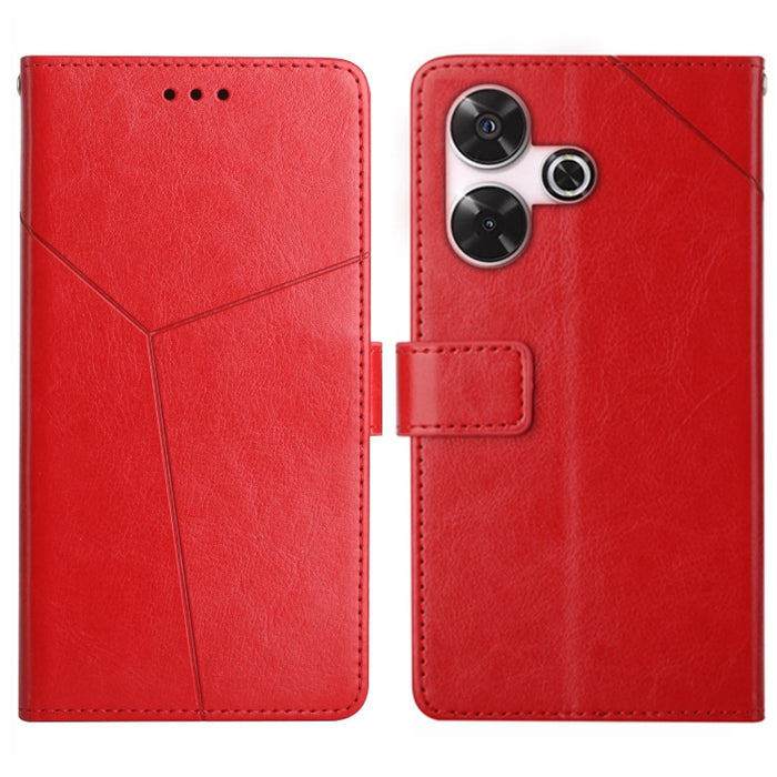 Estuche para teléfono con tapa de cuero con patrón en forma de Y, For Redmi Note 13 Pro 4G / POCO M6 Pro 4G, For Xiaomi Redmi 13 4G Global / 5G Global, For Xiaomi Redmi A3, For Xiaomi Redmi Note 13 4G, For Xiaomi Redmi 13C 5G, For Xiaomi 14 Ultra      ...