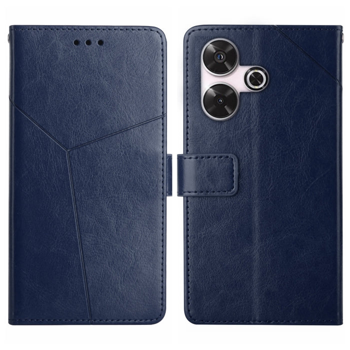 Estuche para teléfono con tapa de cuero con patrón en forma de Y, For Redmi Note 13 Pro 4G / POCO M6 Pro 4G, For Xiaomi Redmi 13 4G Global / 5G Global, For Xiaomi Redmi A3, For Xiaomi Redmi Note 13 4G, For Xiaomi Redmi 13C 5G, For Xiaomi 14 Ultra      ...