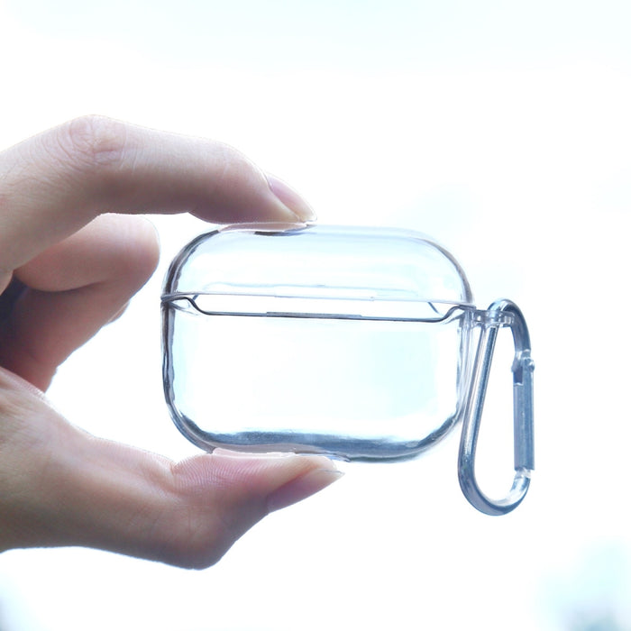 Estuche protector de auriculares rígidos de PC transparente con gancho