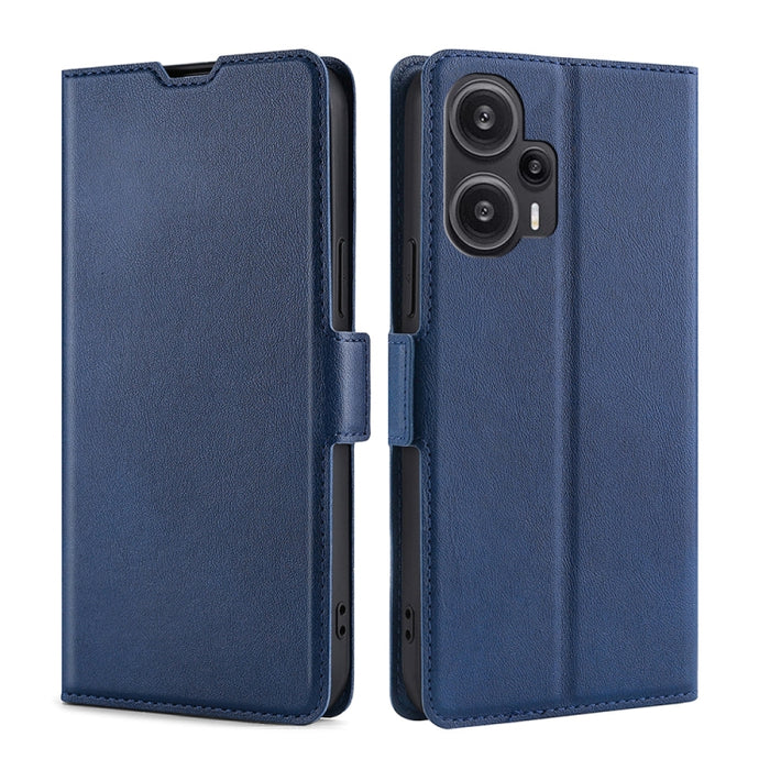 Estuche para teléfono de cuero con tapa horizontal y hebilla lateral de voltaje ultrafino, For Xiaomi Redmi Turbo 3 5G, For Xiaomi Civi 4 Pro, For Xiaomi Redmi A3 4G, For Xiaomi Redmi Note 13 4G, For Xiaomi Redmi Note 13R Pro 5G, For Xiaomi 14 Ultra 5G...