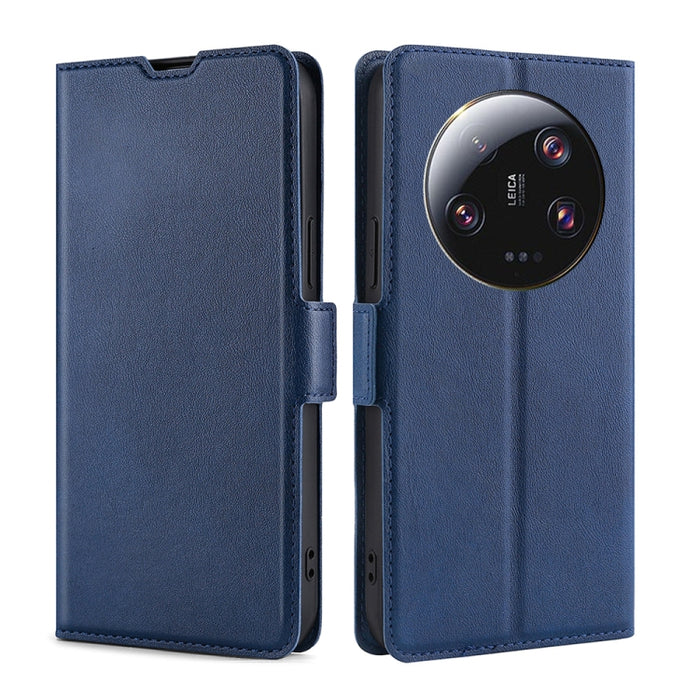 Estuche para teléfono de cuero con tapa horizontal y hebilla lateral de voltaje ultrafino, For Xiaomi Redmi Turbo 3 5G, For Xiaomi Civi 4 Pro, For Xiaomi Redmi A3 4G, For Xiaomi Redmi Note 13 4G, For Xiaomi Redmi Note 13R Pro 5G, For Xiaomi 14 Ultra 5G...