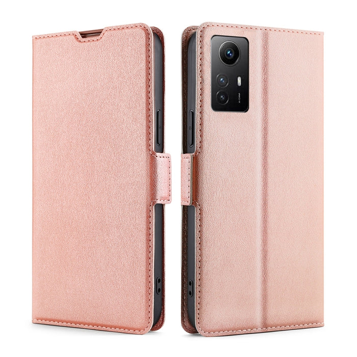 Estuche para teléfono de cuero con tapa horizontal y hebilla lateral de voltaje ultrafino, For Xiaomi Redmi Turbo 3 5G, For Xiaomi Civi 4 Pro, For Xiaomi Redmi A3 4G, For Xiaomi Redmi Note 13 4G, For Xiaomi Redmi Note 13R Pro 5G, For Xiaomi 14 Ultra 5G...
