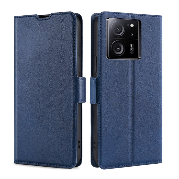 Estuche para teléfono de cuero con tapa horizontal y hebilla lateral de voltaje ultrafino, For Xiaomi Redmi Turbo 3 5G, For Xiaomi Civi 4 Pro, For Xiaomi Redmi A3 4G, For Xiaomi Redmi Note 13 4G, For Xiaomi Redmi Note 13R Pro 5G, For Xiaomi 14 Ultra 5G...
