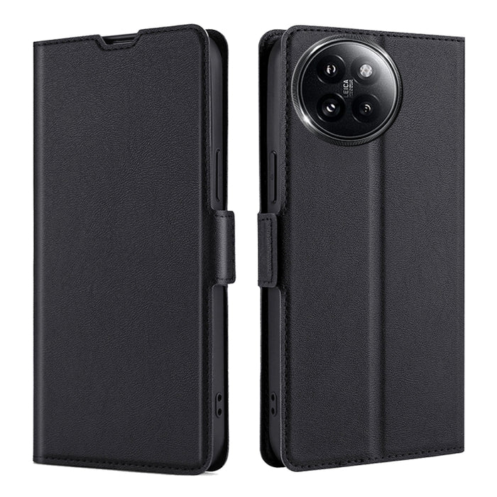 Estuche para teléfono de cuero con tapa horizontal y hebilla lateral de voltaje ultrafino, For Xiaomi Redmi Turbo 3 5G, For Xiaomi Civi 4 Pro, For Xiaomi Redmi A3 4G, For Xiaomi Redmi Note 13 4G, For Xiaomi Redmi Note 13R Pro 5G, For Xiaomi 14 Ultra 5G...
