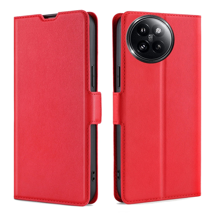 Estuche para teléfono de cuero con tapa horizontal y hebilla lateral de voltaje ultrafino, For Xiaomi Redmi Turbo 3 5G, For Xiaomi Civi 4 Pro, For Xiaomi Redmi A3 4G, For Xiaomi Redmi Note 13 4G, For Xiaomi Redmi Note 13R Pro 5G, For Xiaomi 14 Ultra 5G...