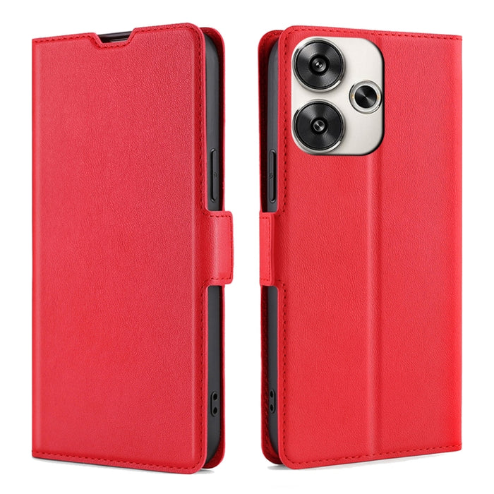 Estuche para teléfono de cuero con tapa horizontal y hebilla lateral de voltaje ultrafino, For Xiaomi Redmi Turbo 3 5G, For Xiaomi Civi 4 Pro, For Xiaomi Redmi A3 4G, For Xiaomi Redmi Note 13 4G, For Xiaomi Redmi Note 13R Pro 5G, For Xiaomi 14 Ultra 5G...