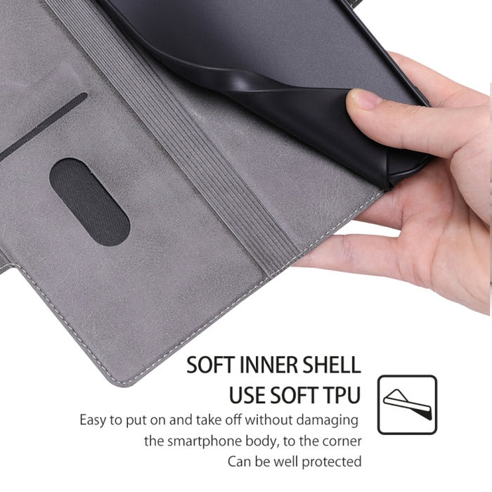 Estuche para teléfono de cuero con tapa horizontal y hebilla lateral de voltaje ultrafino, For Xiaomi Redmi Turbo 3 5G, For Xiaomi Civi 4 Pro, For Xiaomi Redmi A3 4G, For Xiaomi Redmi Note 13 4G, For Xiaomi Redmi Note 13R Pro 5G, For Xiaomi 14 Ultra 5G...