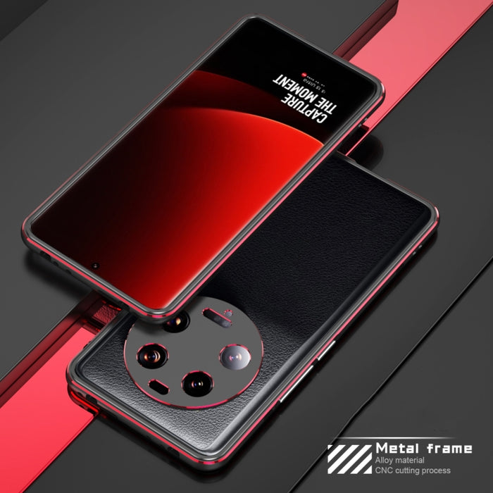 Marco de teléfono de metal LK Aurora con cubierta de lente, For Xiaomi 13 Ultra
