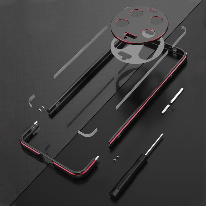 Marco de teléfono de metal LK Aurora con cubierta de lente, For Xiaomi 13 Ultra