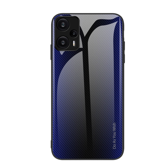 Caja del teléfono de TPU de vidrio degradado de textura, For Xiaomi Poco F6, For Xiaomi Poco F6 Pro, For Xiaomi Redmi Note 12 4G Global, For Xiaomi Redmi Note 12 Turbo