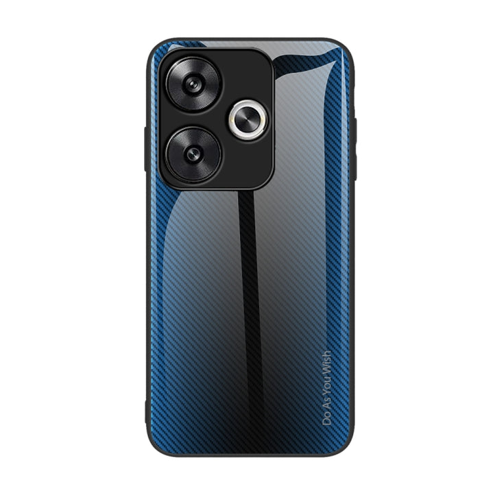 Caja del teléfono de TPU de vidrio degradado de textura, For Xiaomi Poco F6, For Xiaomi Poco F6 Pro, For Xiaomi Redmi Note 12 4G Global, For Xiaomi Redmi Note 12 Turbo