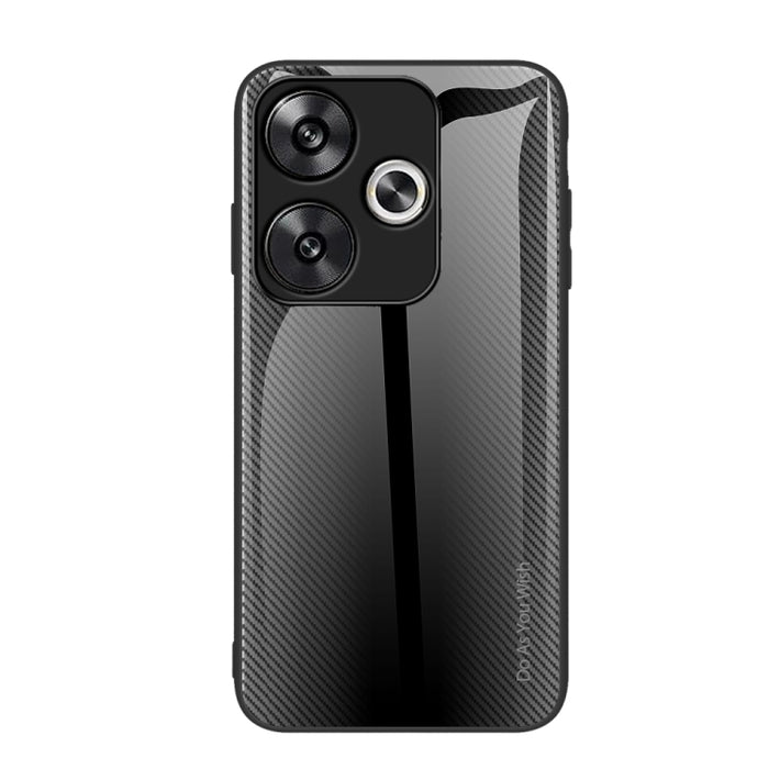 Caja del teléfono de TPU de vidrio degradado de textura, For Xiaomi Poco F6, For Xiaomi Poco F6 Pro, For Xiaomi Redmi Note 12 4G Global, For Xiaomi Redmi Note 12 Turbo