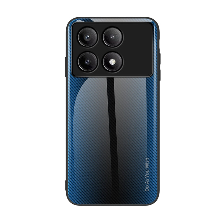 Caja del teléfono de TPU de vidrio degradado de textura, For Xiaomi Poco F6, For Xiaomi Poco F6 Pro, For Xiaomi Redmi Note 12 4G Global, For Xiaomi Redmi Note 12 Turbo