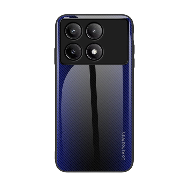 Caja del teléfono de TPU de vidrio degradado de textura, For Xiaomi Poco F6, For Xiaomi Poco F6 Pro, For Xiaomi Redmi Note 12 4G Global, For Xiaomi Redmi Note 12 Turbo