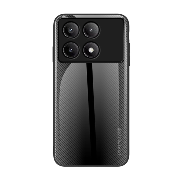 Caja del teléfono de TPU de vidrio degradado de textura, For Xiaomi Poco F6, For Xiaomi Poco F6 Pro, For Xiaomi Redmi Note 12 4G Global, For Xiaomi Redmi Note 12 Turbo