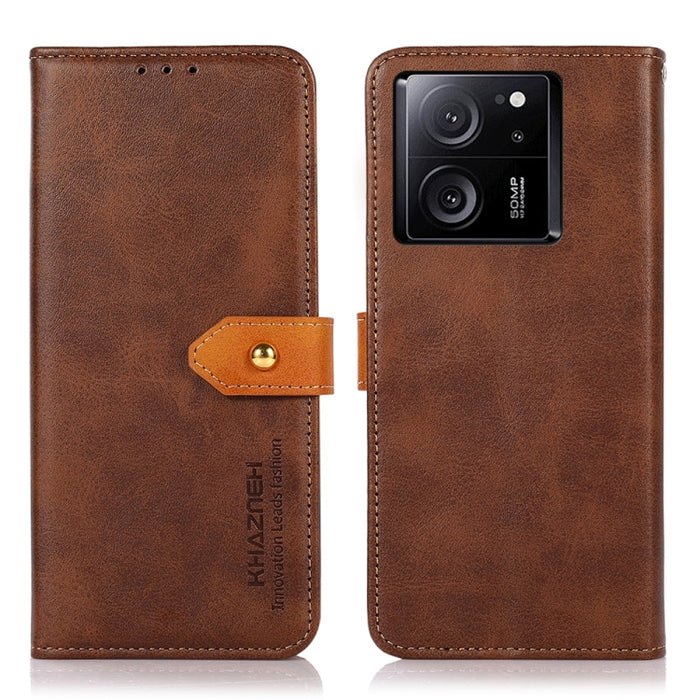 KHAZNEH Funda de cuero con tapa de textura de piel de vaca para teléfono, For Xiaomi Poco F6 / Redmi Turbo 3, For Xiaomi Poco F6 Pro, For Xiaomi Redmi K70 5G / K70 Pro 5G, For Xiaomi Redmi A3, For Xiaomi Redmi Note 13 Pro 4G / POCO M6 Pro              ...