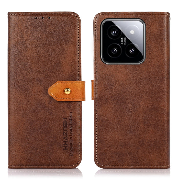 KHAZNEH Funda de cuero con tapa de textura de piel de vaca para teléfono, For Xiaomi Poco F6 / Redmi Turbo 3, For Xiaomi Poco F6 Pro, For Xiaomi Redmi K70 5G / K70 Pro 5G, For Xiaomi Redmi A3, For Xiaomi Redmi Note 13 Pro 4G / POCO M6 Pro              ...