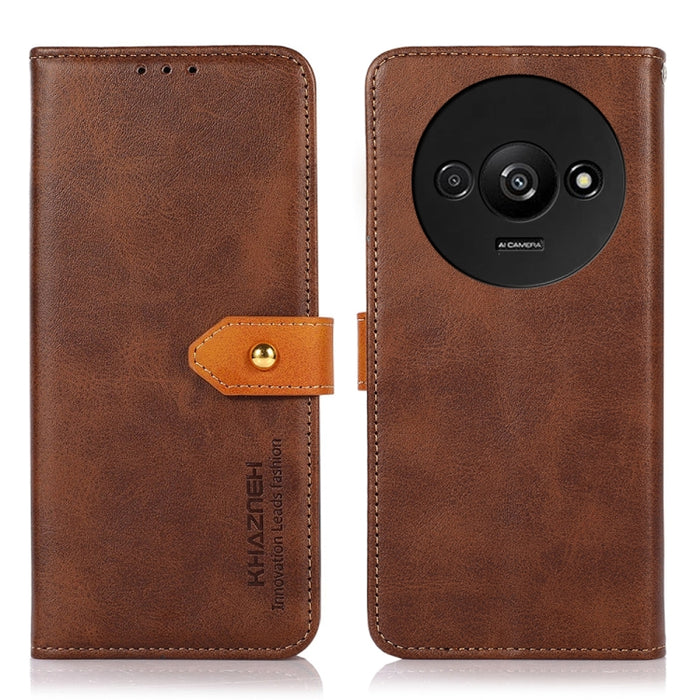 KHAZNEH Funda de cuero con tapa de textura de piel de vaca para teléfono, For Xiaomi Poco F6 / Redmi Turbo 3, For Xiaomi Poco F6 Pro, For Xiaomi Redmi K70 5G / K70 Pro 5G, For Xiaomi Redmi A3, For Xiaomi Redmi Note 13 Pro 4G / POCO M6 Pro              ...