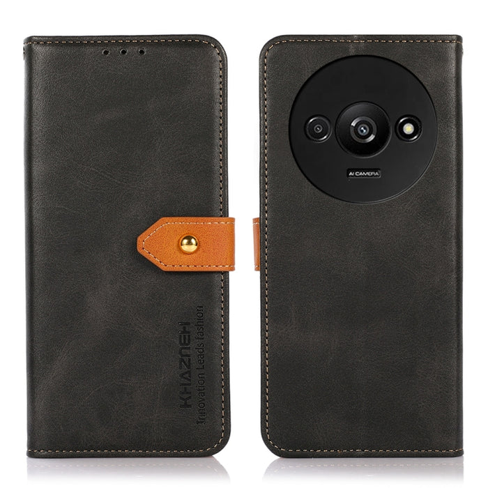 KHAZNEH Funda de cuero con tapa de textura de piel de vaca para teléfono, For Xiaomi Poco F6 / Redmi Turbo 3, For Xiaomi Poco F6 Pro, For Xiaomi Redmi K70 5G / K70 Pro 5G, For Xiaomi Redmi A3, For Xiaomi Redmi Note 13 Pro 4G / POCO M6 Pro              ...