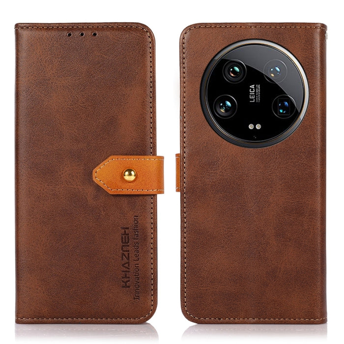 KHAZNEH Funda de cuero con tapa de textura de piel de vaca para teléfono, For Xiaomi Poco F6 / Redmi Turbo 3, For Xiaomi Poco F6 Pro, For Xiaomi Redmi K70 5G / K70 Pro 5G, For Xiaomi Redmi A3, For Xiaomi Redmi Note 13 Pro 4G / POCO M6 Pro              ...