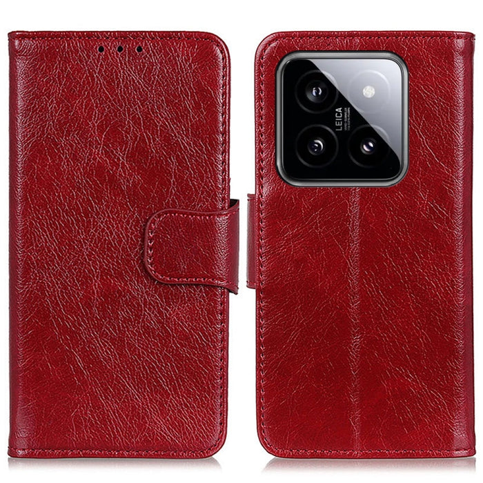 Estuche para teléfono de cuero con tapa horizontal con textura de napa, For Xiaomi Poco F6 / Redmi Turbo 3, For Xiaomi Poco F6 Pro, For Xiaomi Redmi K70 5G / K70 Pro 5G, For Xiaomi Redmi Note 13 Pro 4G / POCO M6 Pro, For Xiaomi Redmi Note 13 4G        ...