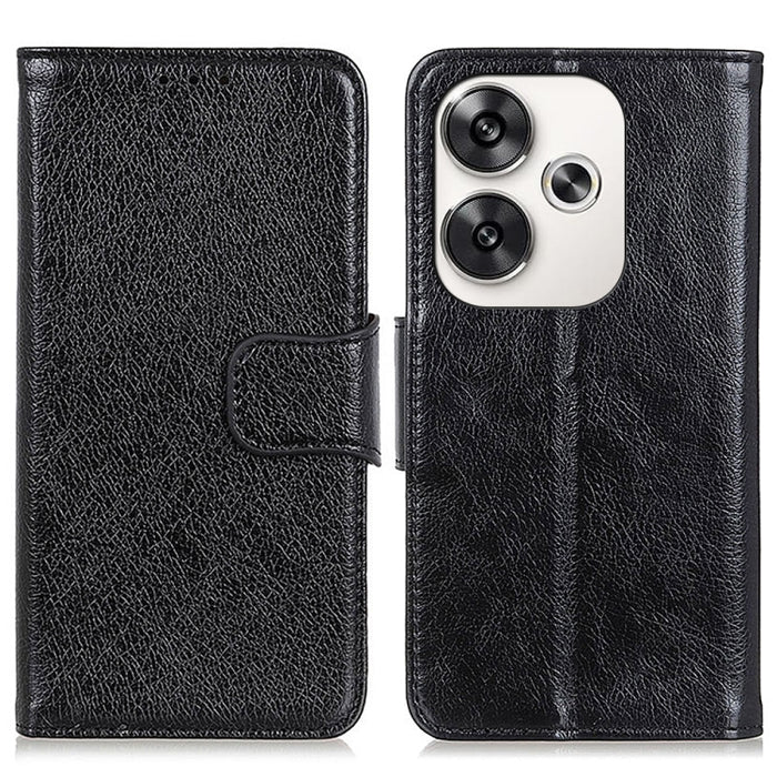 Estuche para teléfono de cuero con tapa horizontal con textura de napa, For Xiaomi Poco F6 / Redmi Turbo 3, For Xiaomi Poco F6 Pro, For Xiaomi Redmi K70 5G / K70 Pro 5G, For Xiaomi Redmi Note 13 Pro 4G / POCO M6 Pro, For Xiaomi Redmi Note 13 4G        ...