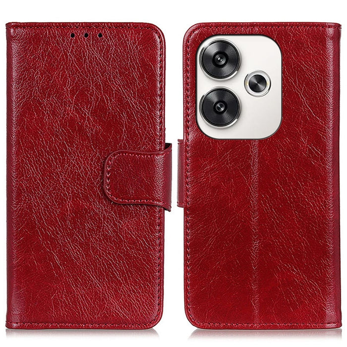 Estuche para teléfono de cuero con tapa horizontal con textura de napa, For Xiaomi Poco F6 / Redmi Turbo 3, For Xiaomi Poco F6 Pro, For Xiaomi Redmi K70 5G / K70 Pro 5G, For Xiaomi Redmi Note 13 Pro 4G / POCO M6 Pro, For Xiaomi Redmi Note 13 4G        ...