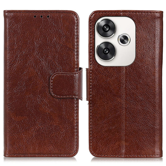 Estuche para teléfono de cuero con tapa horizontal con textura de napa, For Xiaomi Poco F6 / Redmi Turbo 3, For Xiaomi Poco F6 Pro, For Xiaomi Redmi K70 5G / K70 Pro 5G, For Xiaomi Redmi Note 13 Pro 4G / POCO M6 Pro, For Xiaomi Redmi Note 13 4G        ...