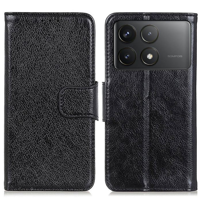Estuche para teléfono de cuero con tapa horizontal con textura de napa, For Xiaomi Poco F6 / Redmi Turbo 3, For Xiaomi Poco F6 Pro, For Xiaomi Redmi K70 5G / K70 Pro 5G, For Xiaomi Redmi Note 13 Pro 4G / POCO M6 Pro, For Xiaomi Redmi Note 13 4G        ...
