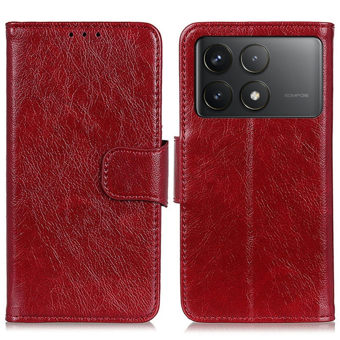 Estuche para teléfono de cuero con tapa horizontal con textura de napa, For Xiaomi Poco F6 / Redmi Turbo 3, For Xiaomi Poco F6 Pro, For Xiaomi Redmi K70 5G / K70 Pro 5G, For Xiaomi Redmi Note 13 Pro 4G / POCO M6 Pro, For Xiaomi Redmi Note 13 4G        ...