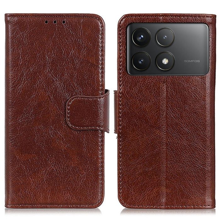 Estuche para teléfono de cuero con tapa horizontal con textura de napa, For Xiaomi Poco F6 / Redmi Turbo 3, For Xiaomi Poco F6 Pro, For Xiaomi Redmi K70 5G / K70 Pro 5G, For Xiaomi Redmi Note 13 Pro 4G / POCO M6 Pro, For Xiaomi Redmi Note 13 4G        ...