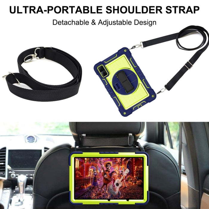 Estuche para tableta de silicona con contraste de PC con rotación de 360 grados, For Xiaomi Redmi Pad 10.61