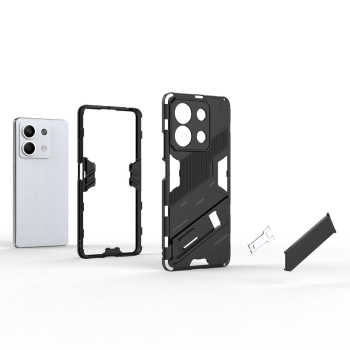 Punk Armor 2 en 1 PC + Funda de teléfono TPU, For Xiaomi Redmi Note 13 5G, For Xiaomi Redmi Note 13 Pro+ 5G, For Xiaomi Redmi Note 13 Pro 5G, For Xiaomi Redmi 12 4G, For Xiaomi Redmi Note 12S 4G, For Xiaomi Redmi Note 12 Turbo 5G