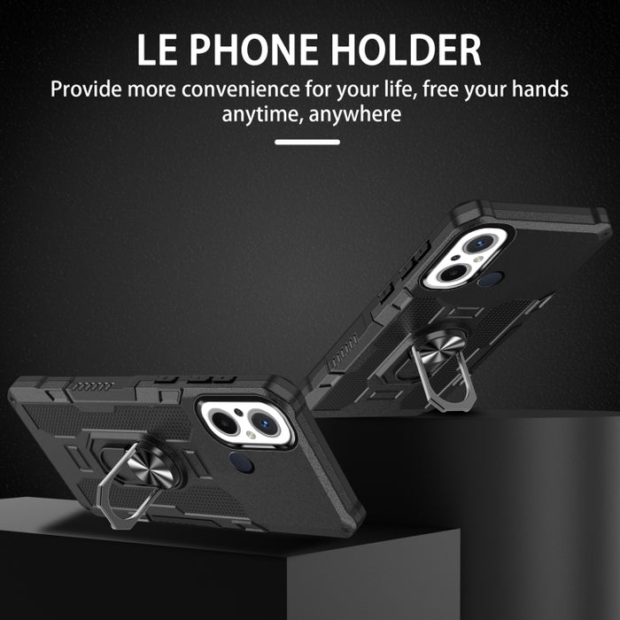 Funda híbrida para teléfono Ring Holder Armor, For Xiaomi Redmi 12C 4G, For Xiaomi Redmi Note 12 5G Global, For Xiaomi Redmi Note 12 Pro Global