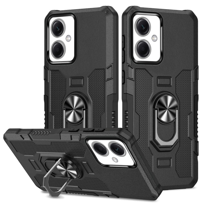 Funda híbrida para teléfono Ring Holder Armor, For Xiaomi Redmi 12C 4G, For Xiaomi Redmi Note 12 5G Global, For Xiaomi Redmi Note 12 Pro Global